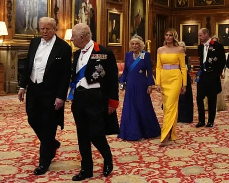 Royals Deploy Grand Welcome Amid Protests; Kimmel Taken Off Air Over Kirk Remarks