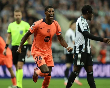 Rashford's Brace Silences Newcastle's Party and Seals Barcelona's Victory