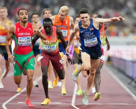 Britain's Wightman Narrowly Misses Gold as Portugal's Isaac Nader Claims Surprise 1500m Win