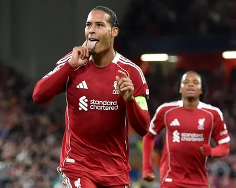 Van Dijk nods dramatic decisive goal in clash with Atlético Madrid