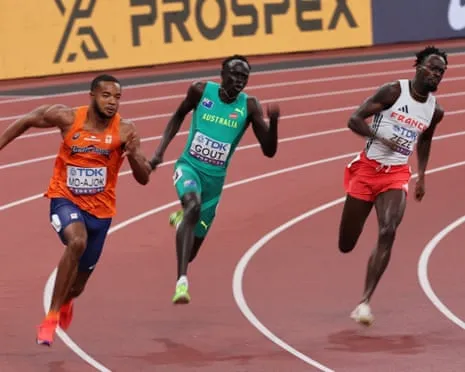 Gout Bows Out After Fourth-Position Finish in Heats